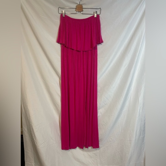 Elegant Pink Maxi Dress - Picture 1 of 7